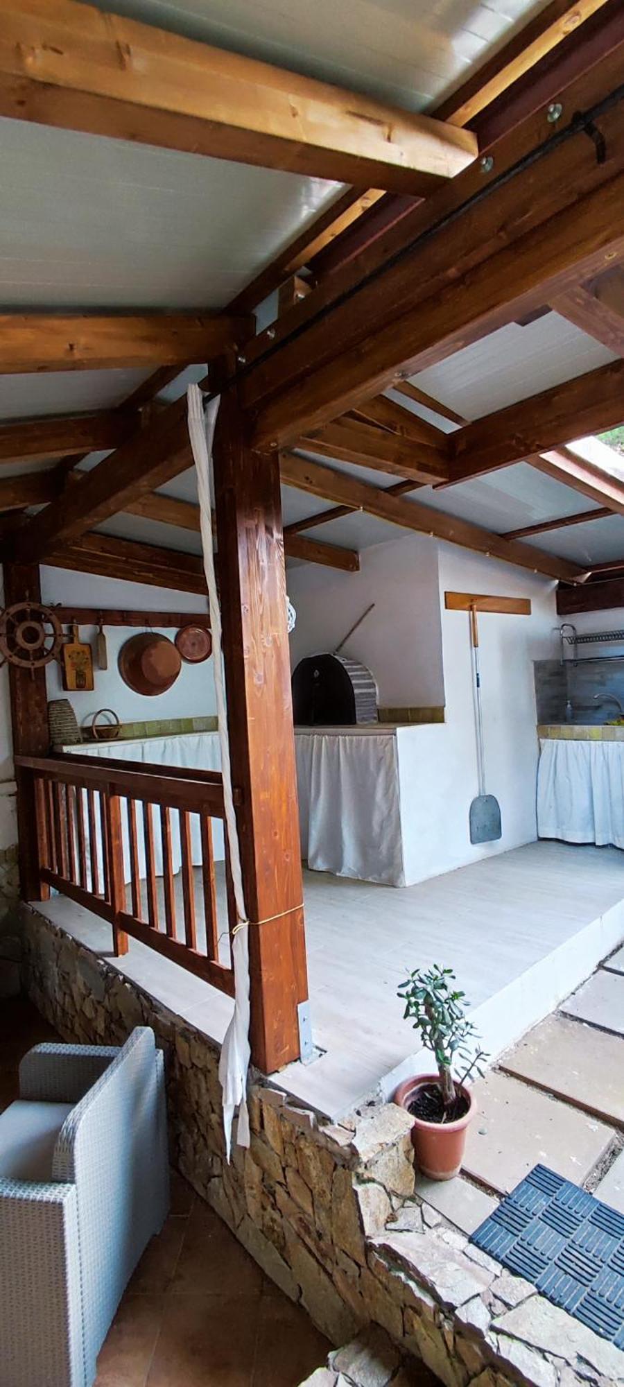 Villa Casa del Pino Porto Pino Exterior foto
